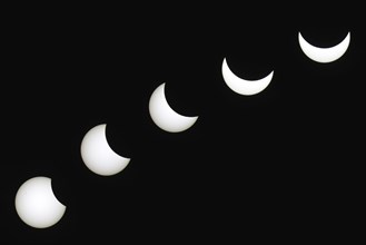 Stages of a solar eclipse