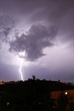 Thunderstorm above Kreuzlingen