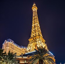 Illuminated Eiffel Tower