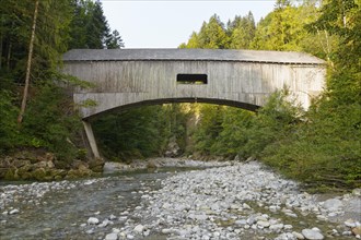 Gschwendtobel-Brucke bridge across the Subersbach creek