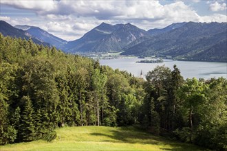 View of Schliersee in the summer