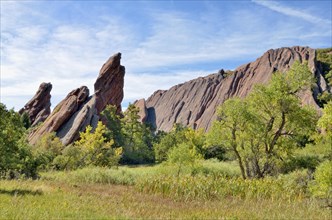 Red sandstone formations