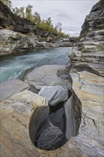 Rocks on the Abiskojakka river