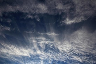 Streaks of clouds