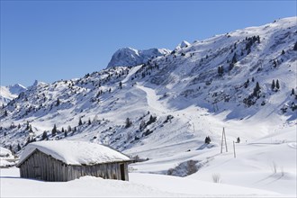 Ski resort at Mt Hochtannberg