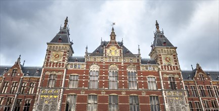 Facade of Amsterdam Centraal station