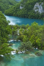 Lower lakes with small waterfalls