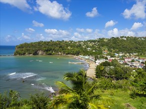 Coastline at Anse-la-Raye