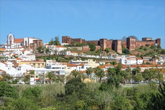 Cityscape with the Moorish castle and the cathedral
