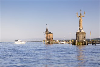 Harbour entrance of Konstanz with the Imperia statue