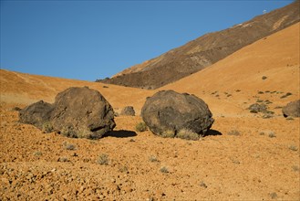 Lava boulders