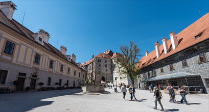 Castle courtyard