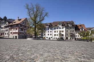 Gallusplatz square in the old town