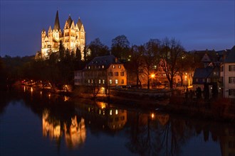 Limburg Cathedral at night