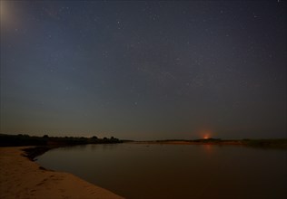 The Tsiribihina River at night