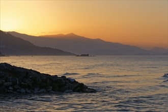 Sunrise on the coast of Anamur