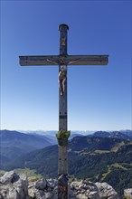 Summit cross of Mt Brecherspitz