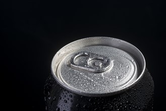 Drinks can with water condensation