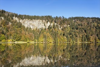 Lake Feldsee and Feldberg mountain