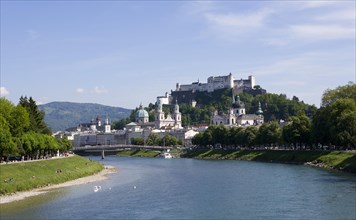Hohensalzburg Castle and the historic district