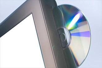 CD in the drive of a computer