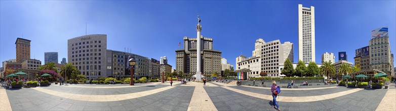 360 degree view of Union Square Park