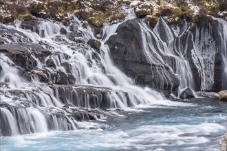 Hraunfossar waterfalls