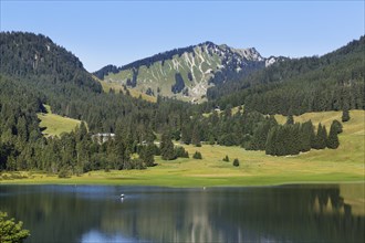 Spitzingsee Lake with Mt Bodenschneid