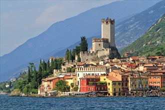 Townscape with Lake Garda
