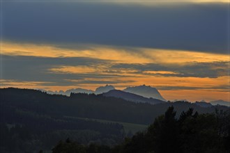 View on Santis mountain
