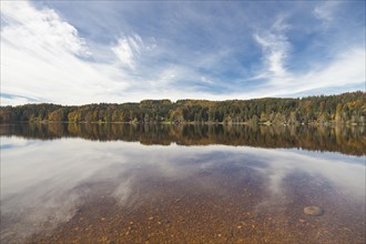 Lake Kirchsee in autumn