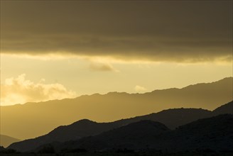 Hills in the evening light