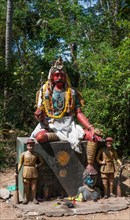 Statue of the god Madurai Veeran