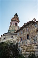 Cesky Krumlov Castle with its tower