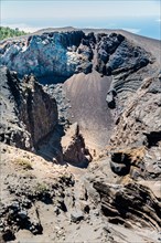 Hoyo Negro volcano crater