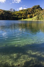 Alatsee Lake in autumn