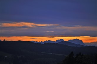 View on Santis mountain
