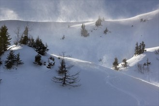 Wind on the Blaseneck peak