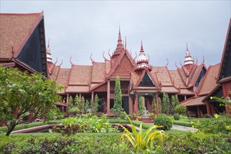 The inner courtyard of the National Museum of Cambodia