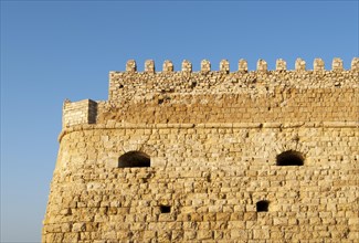 Ramparts of Venetian Koules Fortress or Rocca al Mare