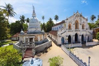 Old Buddhist temple complex of Sri Pushparama Maha Viharaya