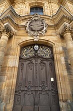 Main portal of the Basilica of the Fourteen Holy Helpers also Basilika Vierzehnheiligen