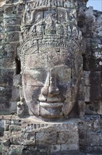 Stone face of Avalokiteshvara