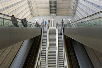 Escalators to Hauptbahnhof S-Bahn railway station