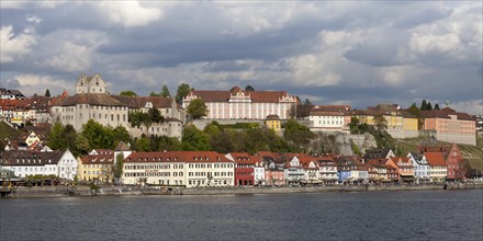 View of the town with Burg Meersburg