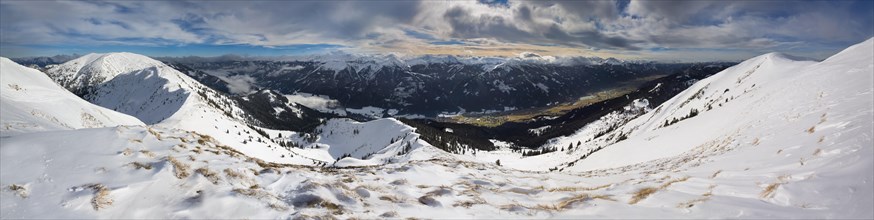 Rottenmann tauern mountains and the Seckau Alps