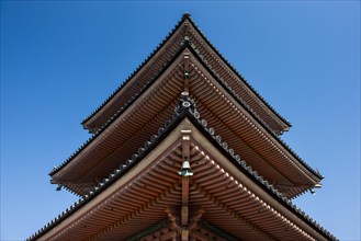 Huge pagoda in the Kiyomizu-dera temple