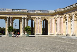 Pleasure Palace of Grand Trianon in the Park of Versailles