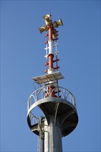 Loudspeaker mast of the tsunami warning system