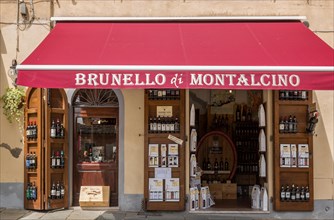 A Brunello di Montalcino wine shop